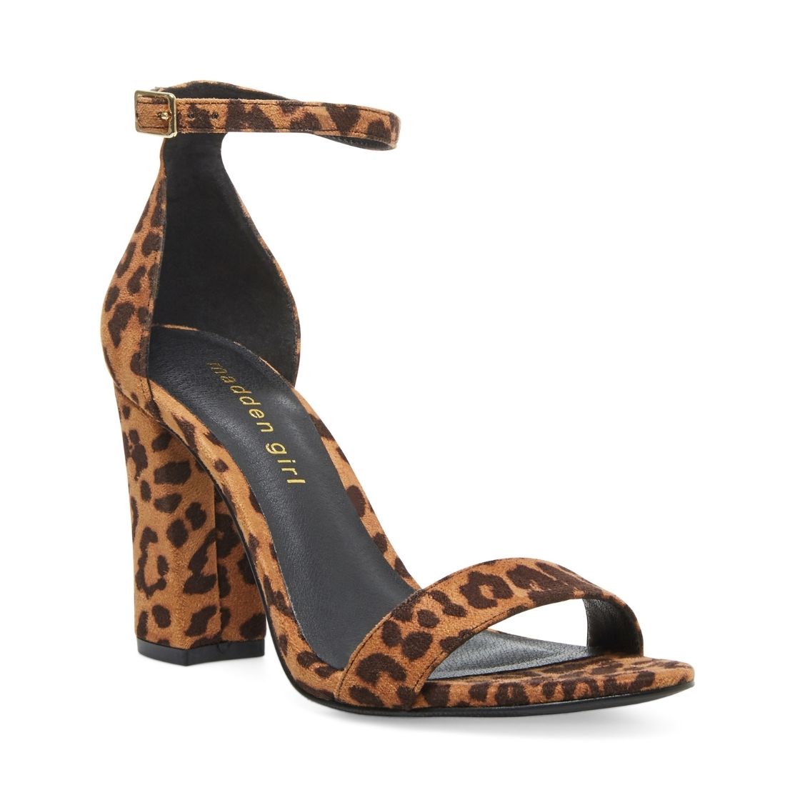 Beella Leopard Sandalias de Tacon Cafes