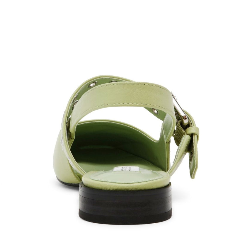 Believer Green Action Leather Flats Verdes para Mujer