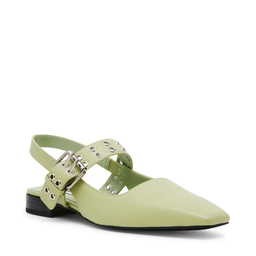 Believer Green Action Leather Flats Verdes