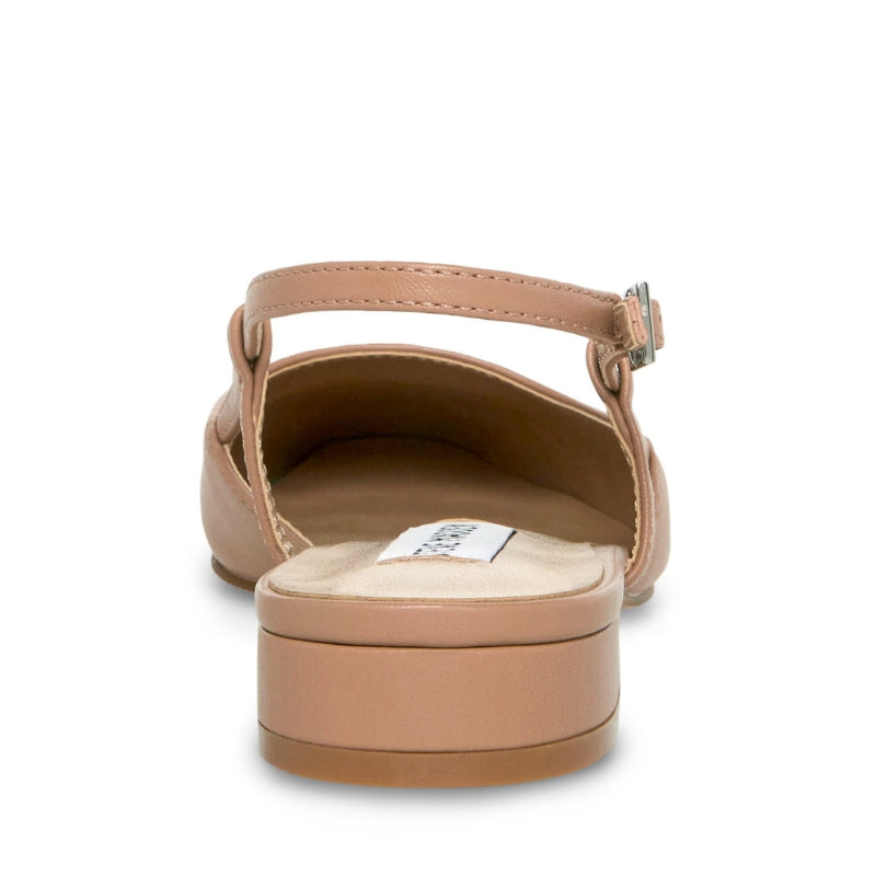 Belinda Tan Leather Flats Beige con Negro para Mujer
