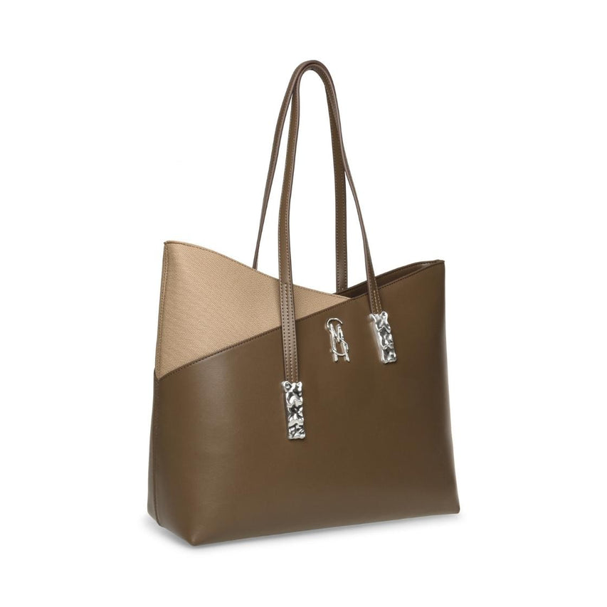 Beliott Olive Bolso Tote Café