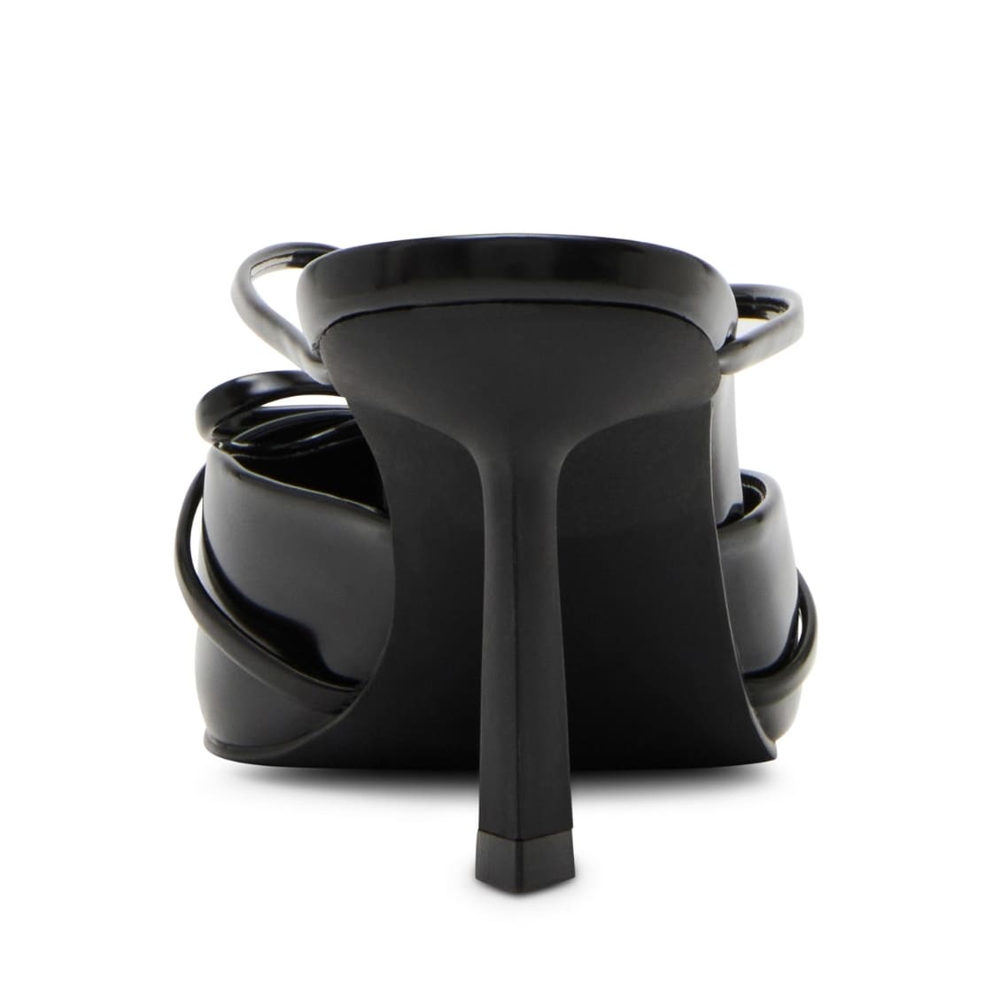 Bellsss Black Box Tacones de Charol Negros para Mujer
