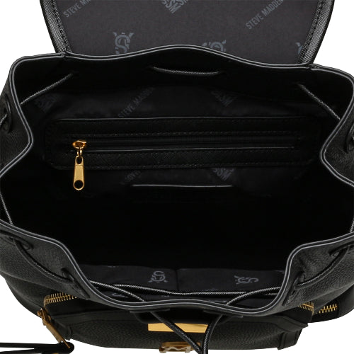 Bembri Black Gold Mochila Negra con Dorado