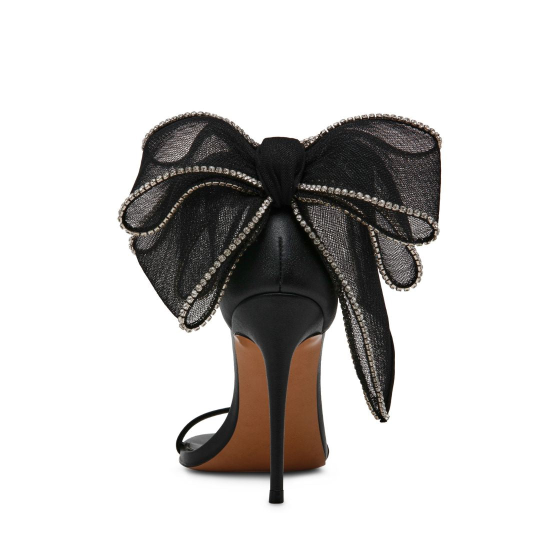 Benni R Black Sandalias de Tacon Negras para Mujer