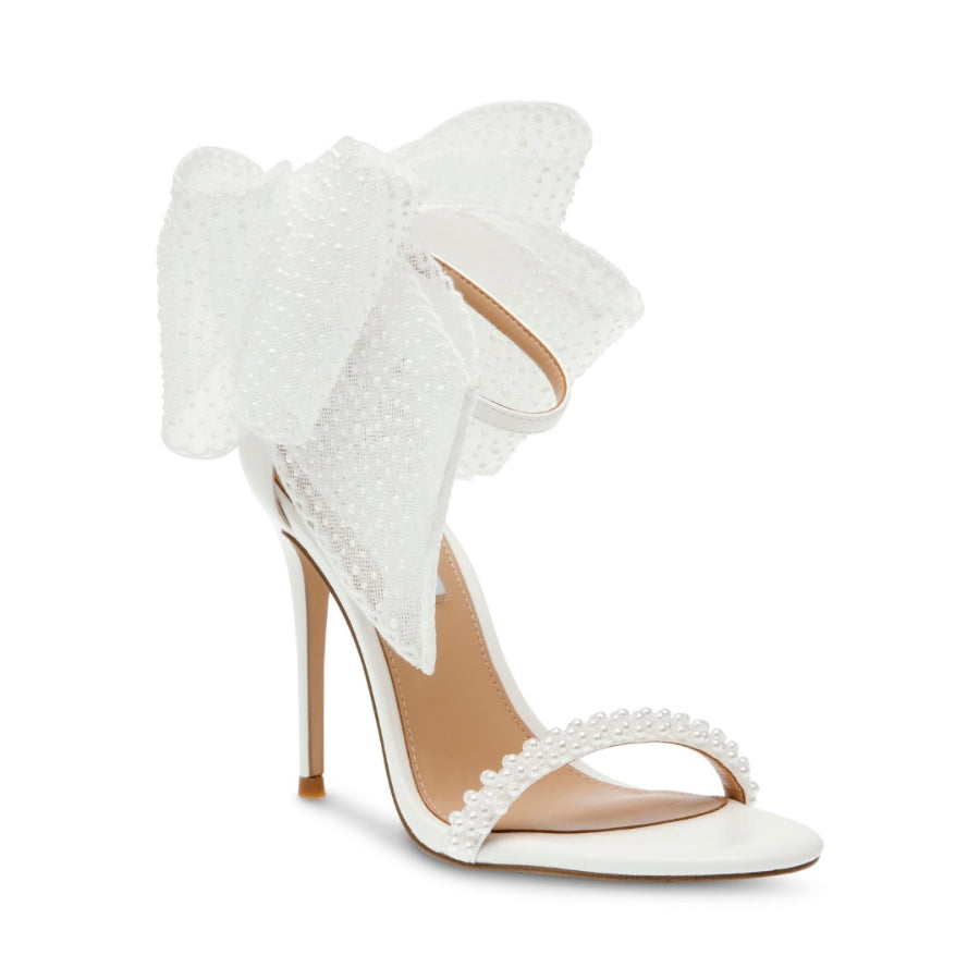 Benni White Tacones Blancos