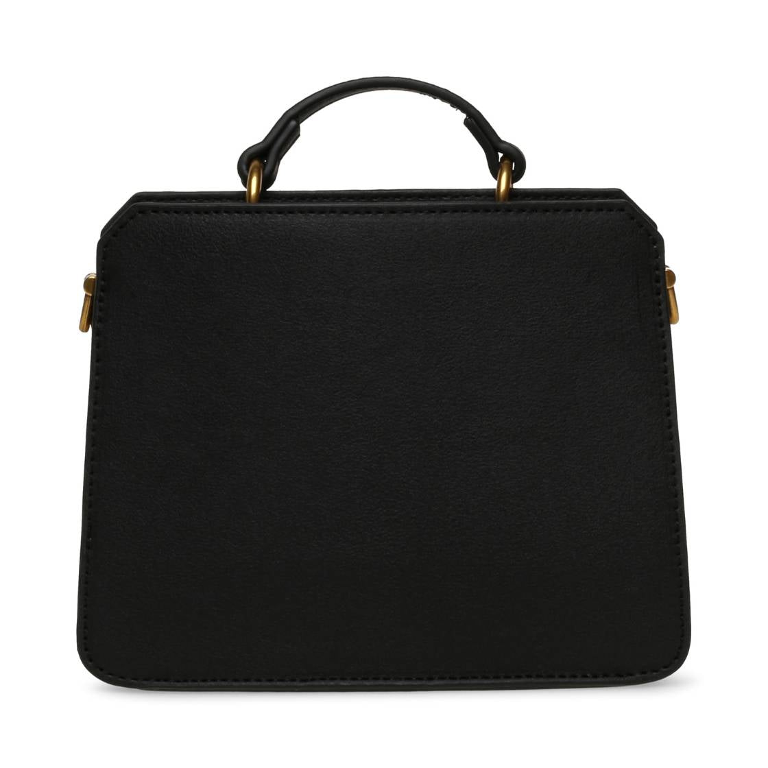 Bevelyn Mini Black Bolso Satchel Mini Negro Para Mujer