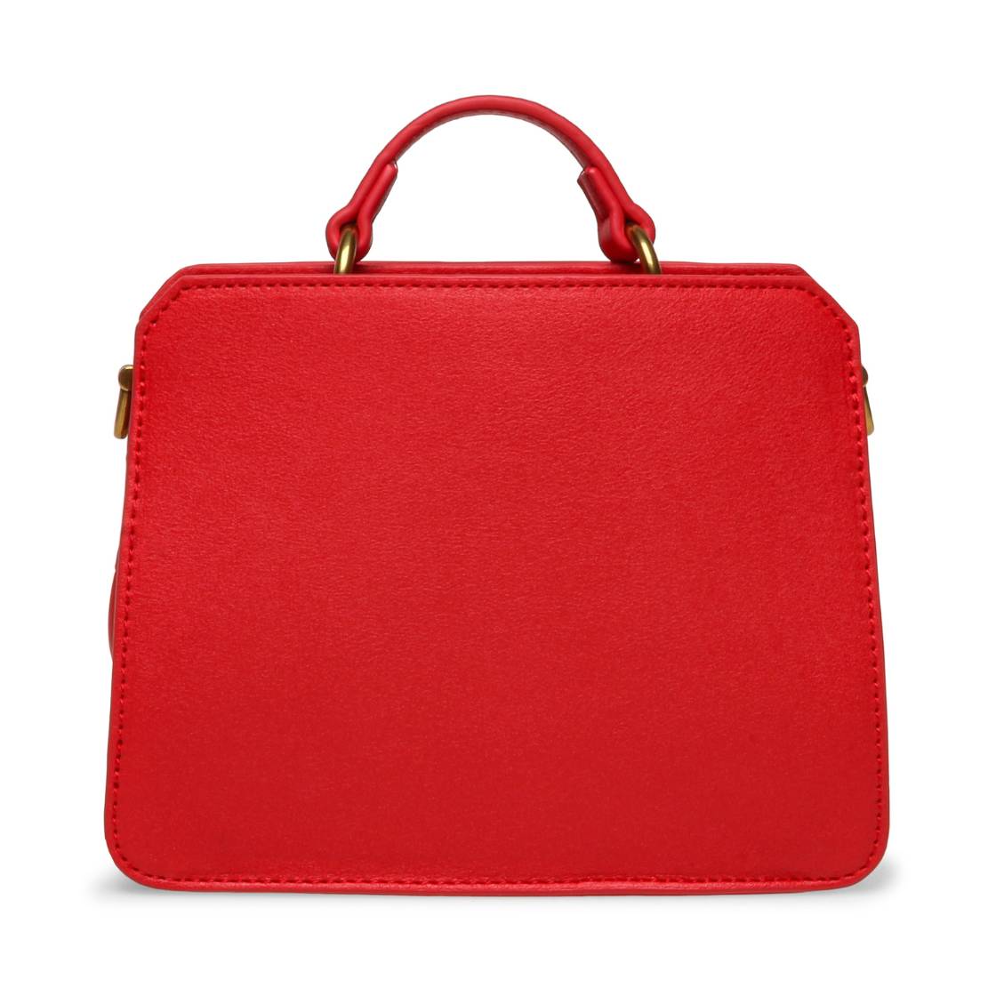 Bevelyn Mini Russian Red Bolso Satchel Mini Rojo Para Mujer