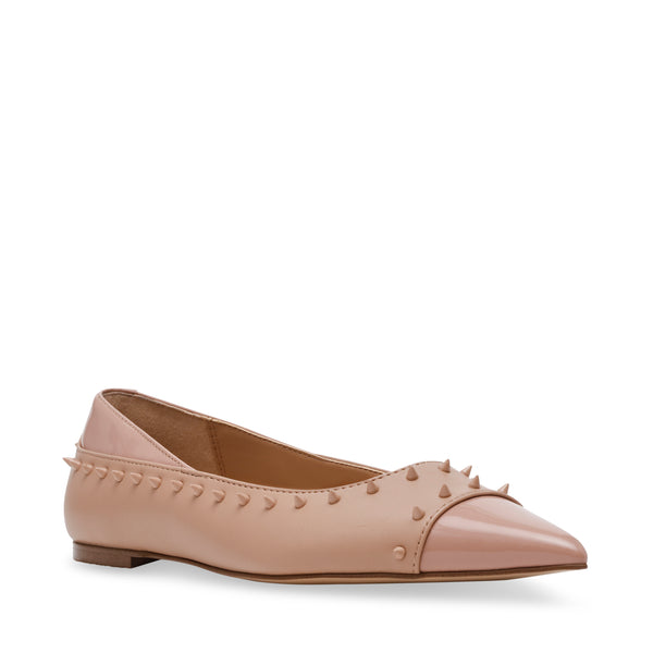 Beverlie Blush Patent Flats Nude