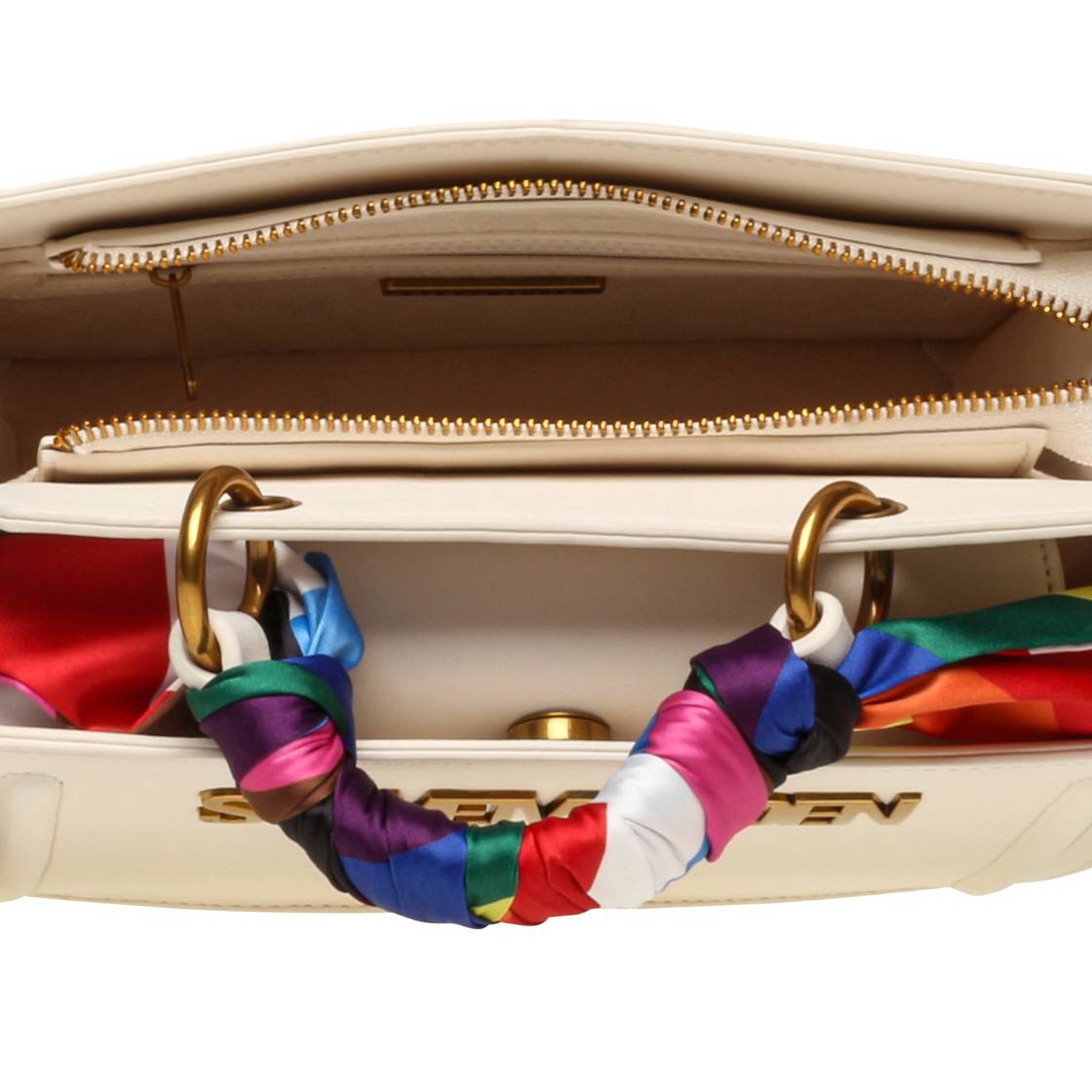 Bevlynn Pride Cotton Bolso Satchel Blanco Para Mujer
