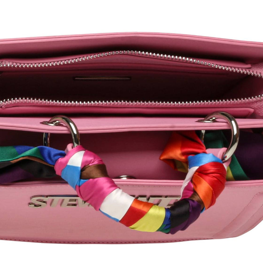 Bevlynn Pride Light Pink Bolso Satchel Rosa Para Mujer con Mascada