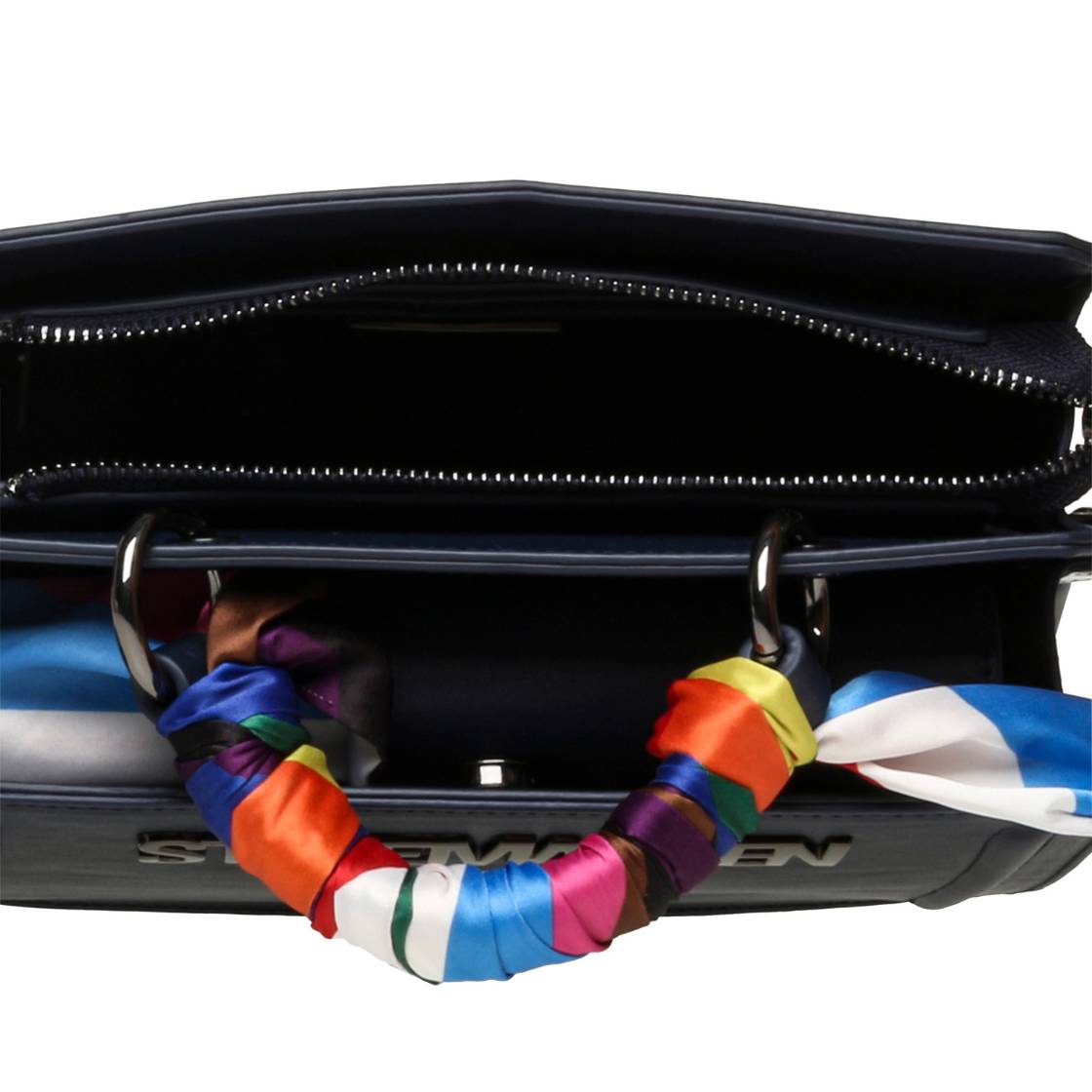 Bevlynn Pride Navy Bolso Satchel Azul Para Mujer