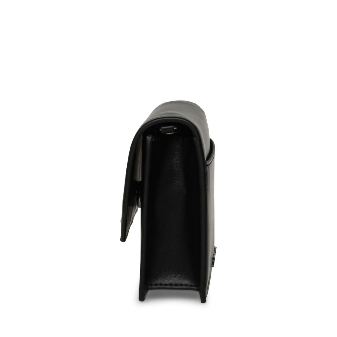 Bfierce Black/Gunmet Bolso Tipo Clutch Negro Para Mujer