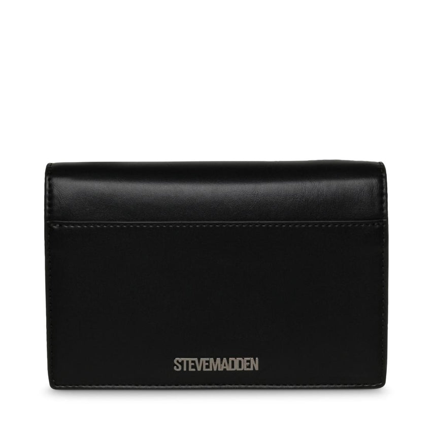 Bfierce Black/Gunmet Clutch Negro Para Mujer con Cadena