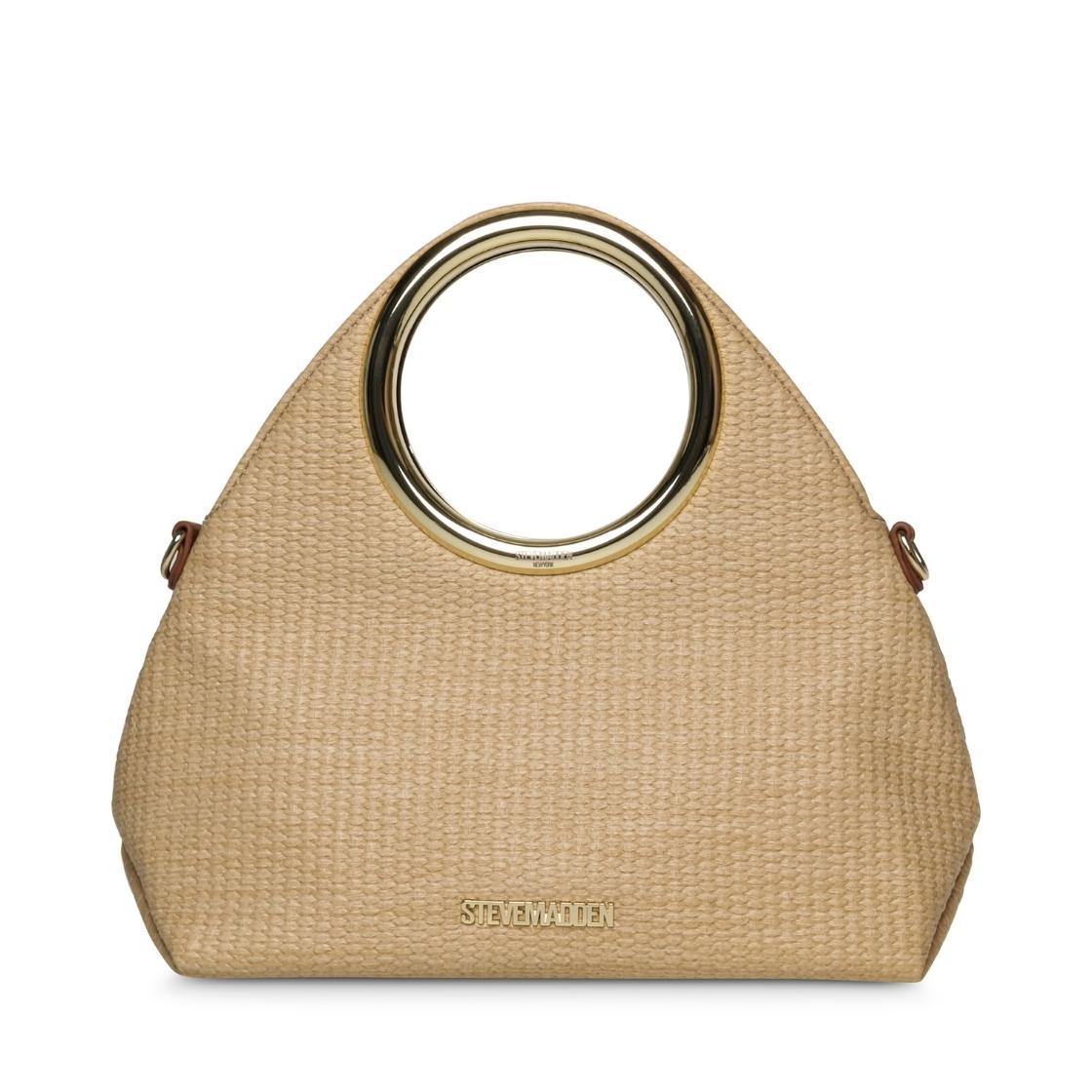 Bfiora-S Natural Bolsa de Mano Beige Para Mujer