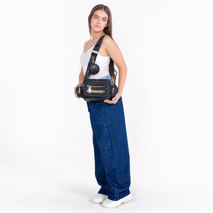 Bgould Black Gold Bolsa Crossbody para Mujer