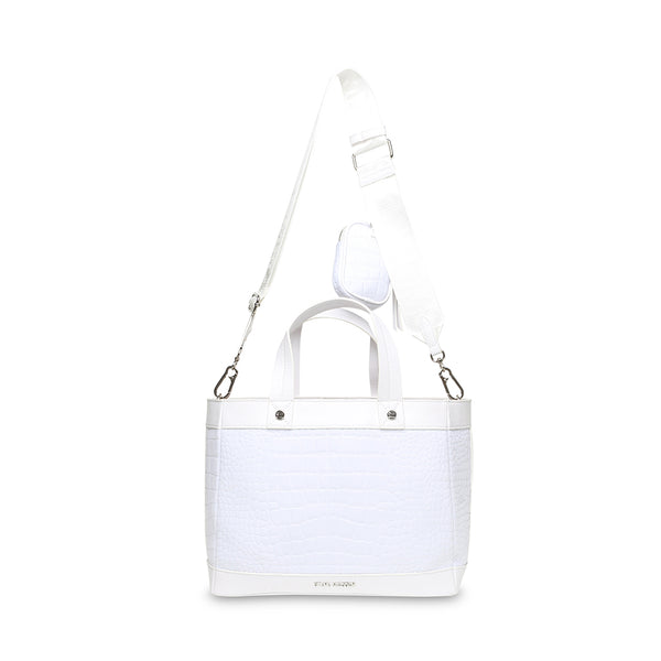 Bgrayson White Gold Bolsa Blanca con Dorado para Mujer