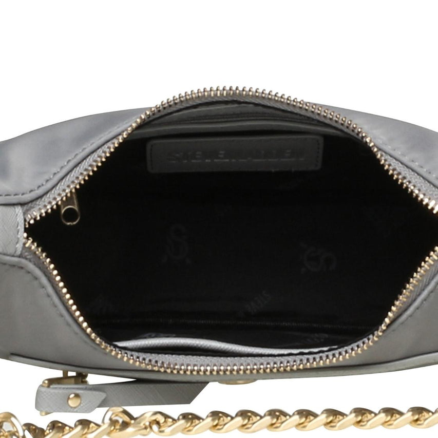 Bgreed Grey Bolsa Crossbody Gris Para Mujer con Cadena