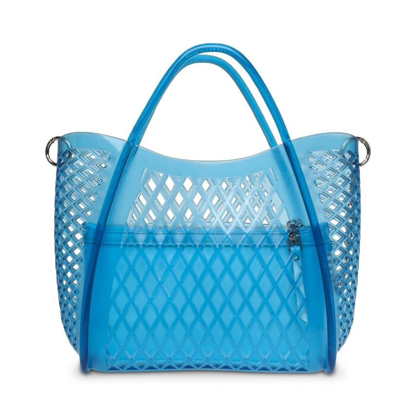Bgrovee Blue Bolsa Tote Azul Para Mujer Jelly