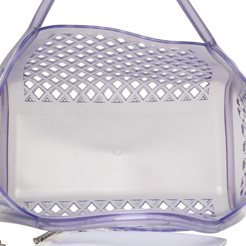 Bgrovee Clear Bolsa Tote Transparente Para Mujer Jelly con Asa
