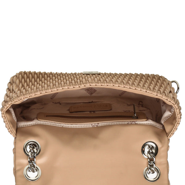 Bhayes Beige Bolsa Beige con Plata