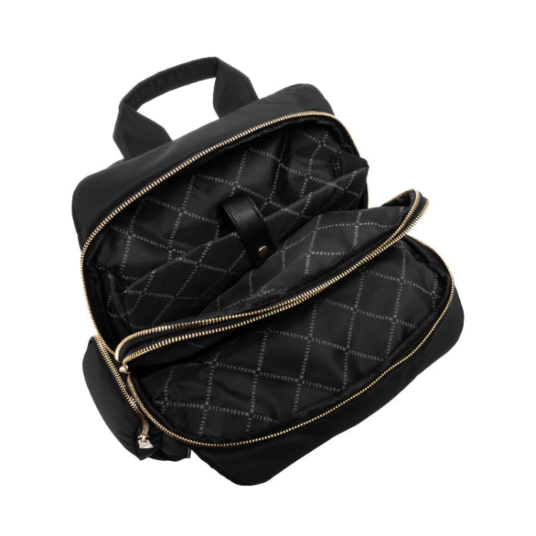 Bhayve Black Mochila Negra con Accesorio para Mujer
