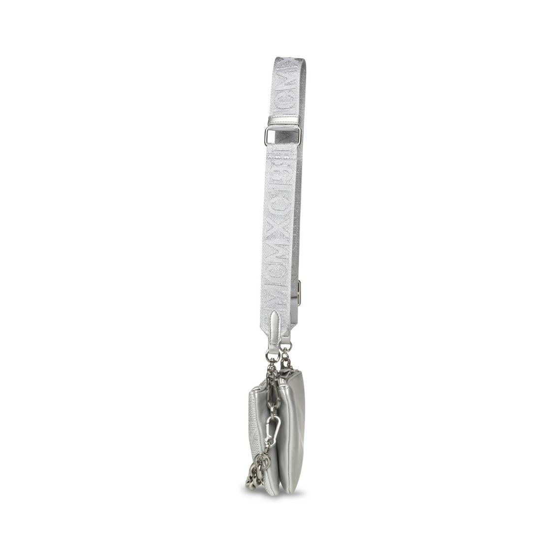Bhydra-S Silver Bolsa Crossbody Plateada Para Mujer