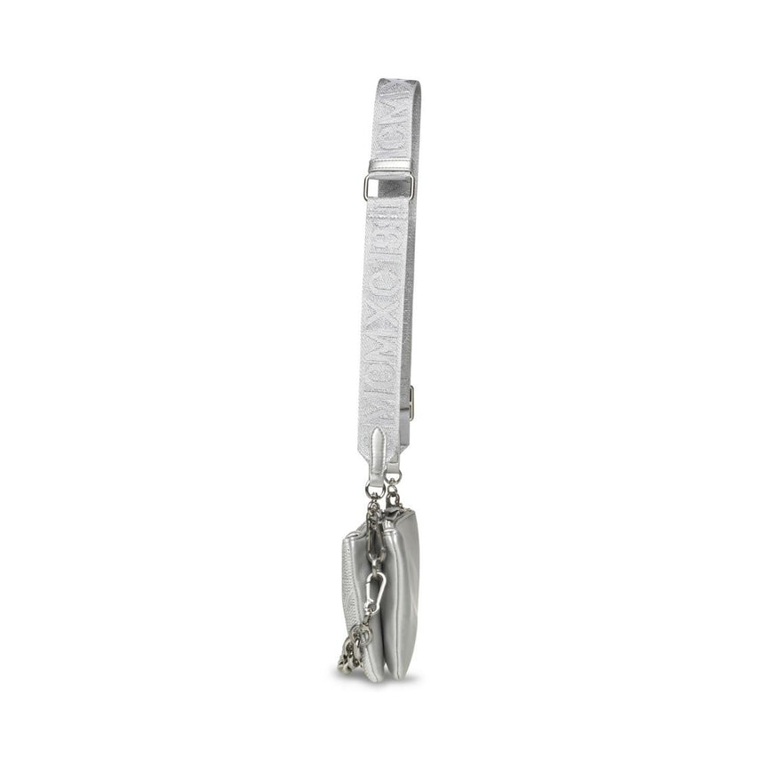 Bhydra-S Silver Bolsa Crossbody Plateada Para Mujer