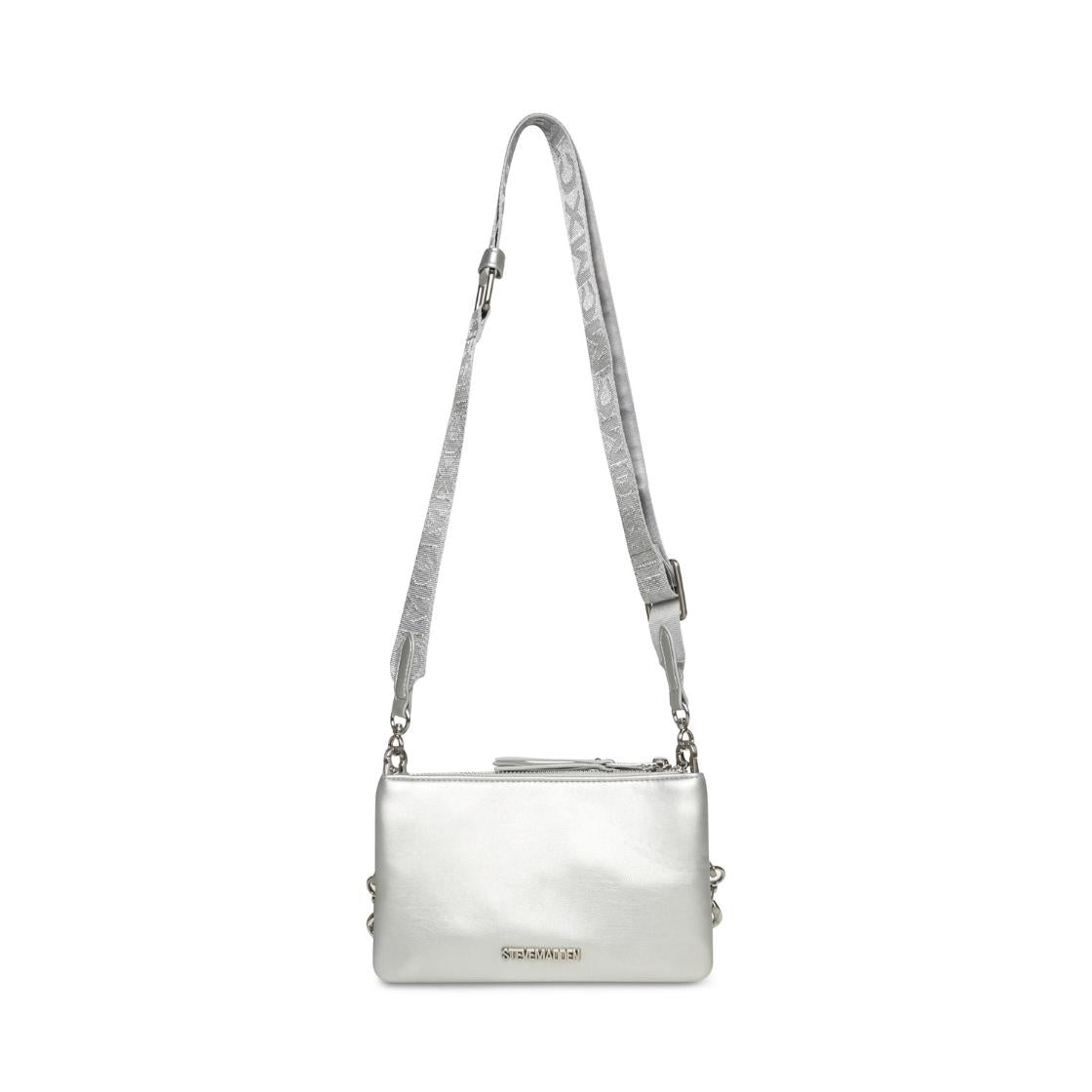 Bhydra-S Silver Bolsa Crossbody Plateada Para Mujer