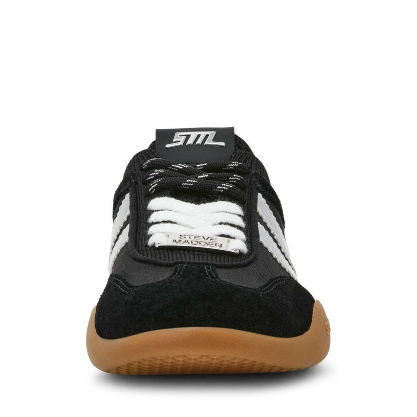 biscotti black silver tenis negros 