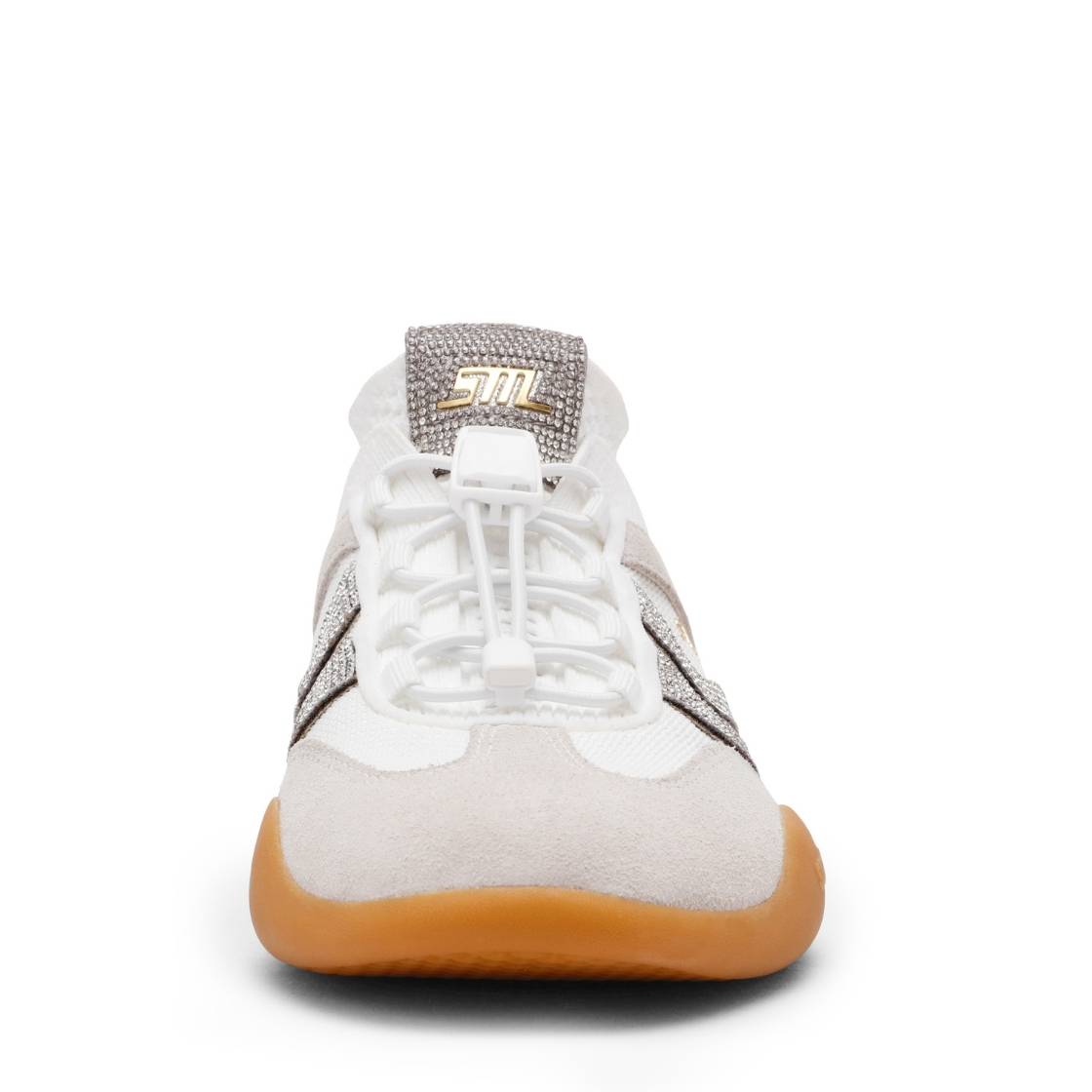 biscotti-r white silver tenis para mujer