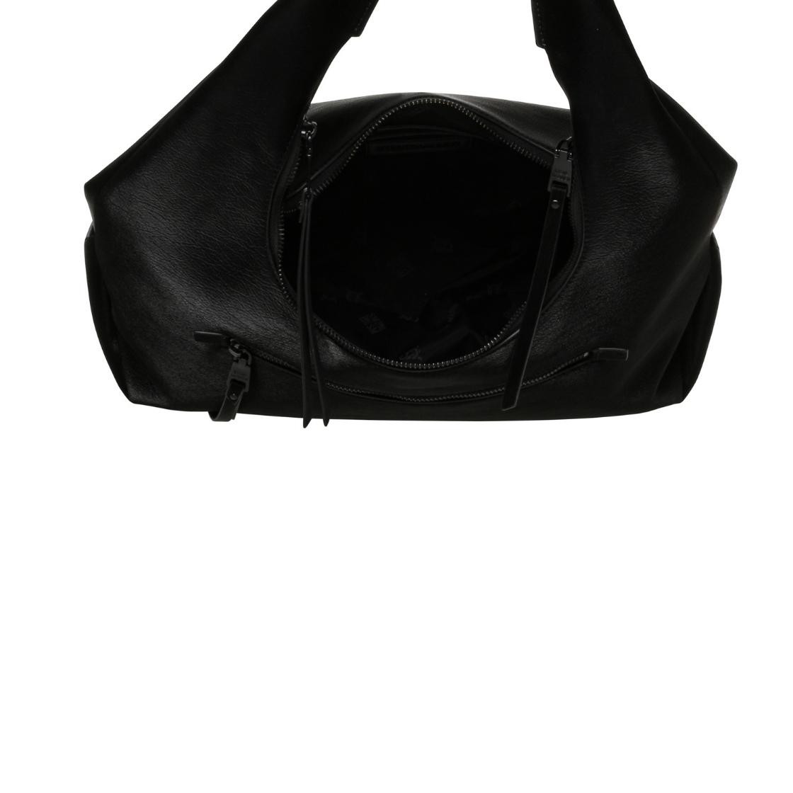 Biva V Black Black Bolsa Shoulder Bag Negra