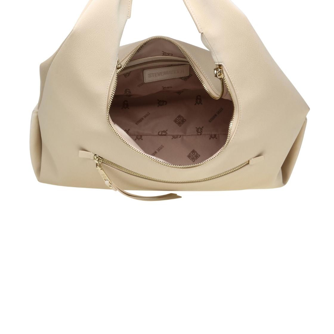 Biva V Bone Gold Bolsa Shoulder Bag Blanca