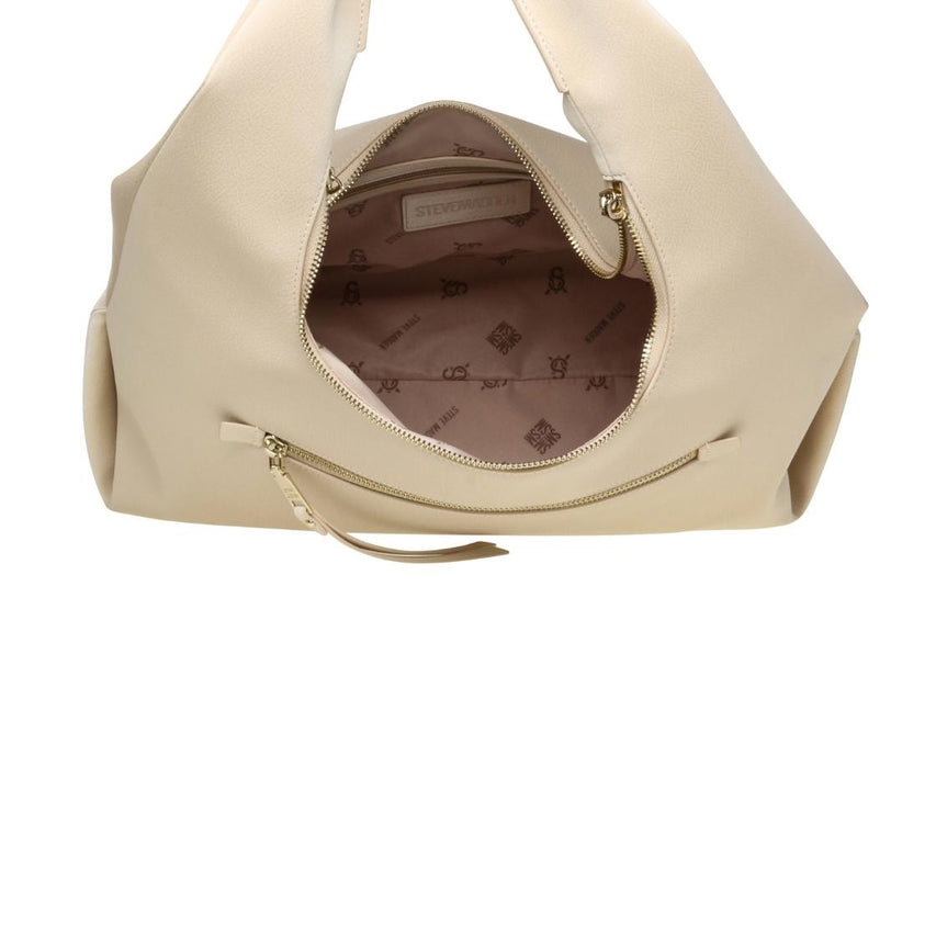 Biva V Bone Gold Bolsa Shoulder Bag Blanca