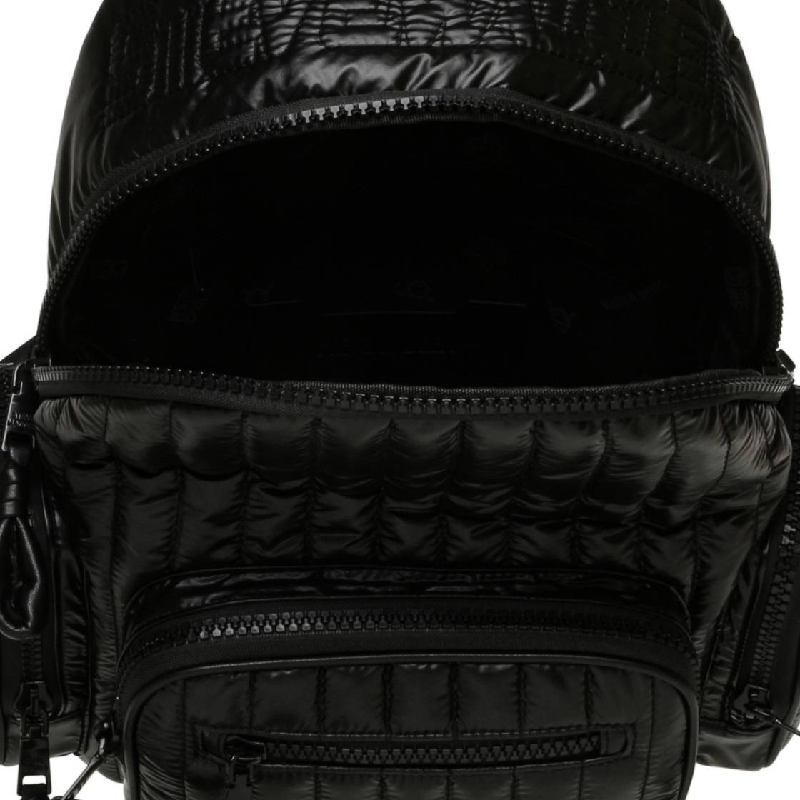 Bjasey Black Black Mochila Negra Acolchada