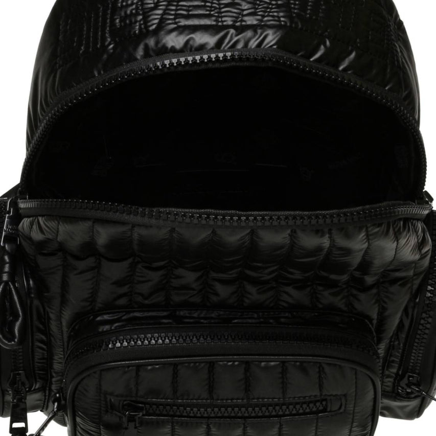 Bjasey Black Black Mochila Negra Acolchada