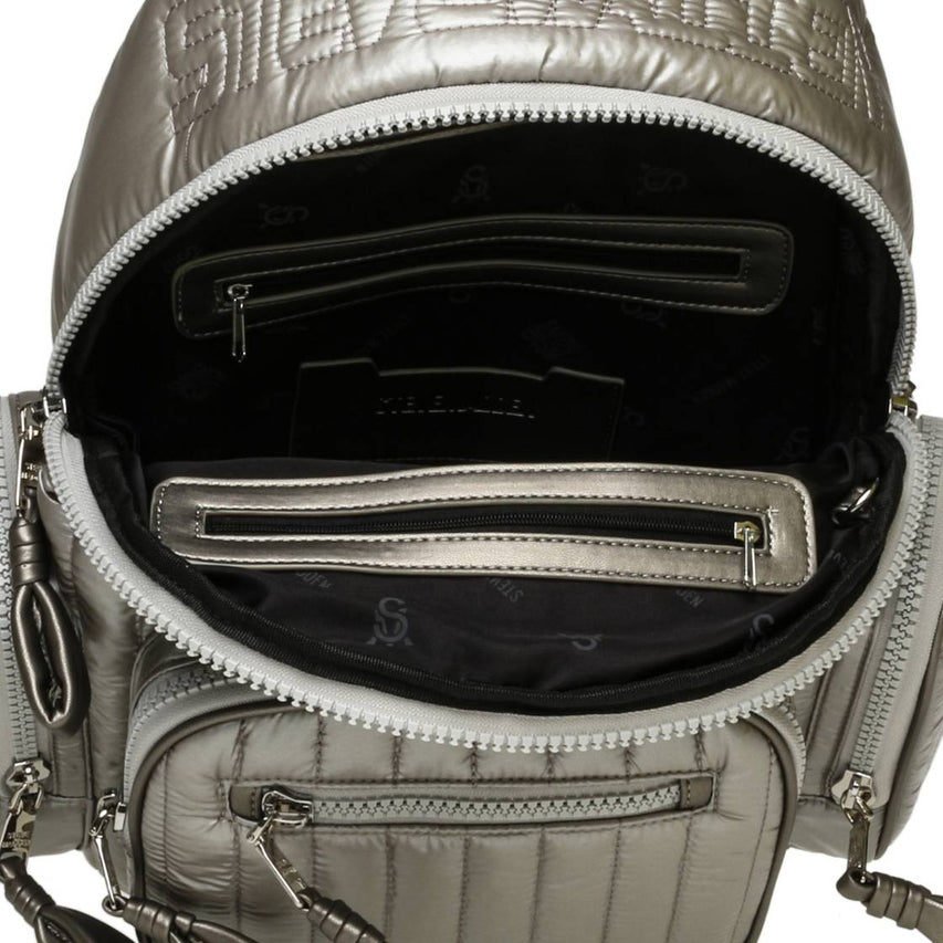 Bjasey Silver Mochila Acolchada