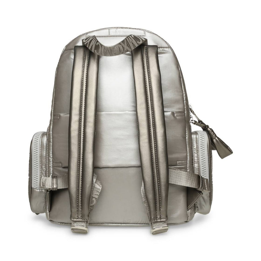 Bjasey Silver Mochila Plateada para Mujer