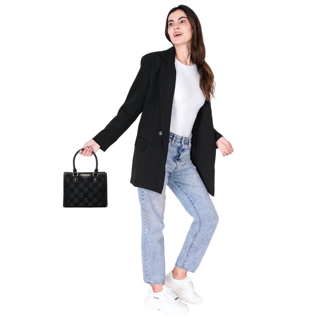 Bjayde 5 Black Bolsa Satchel Negra
