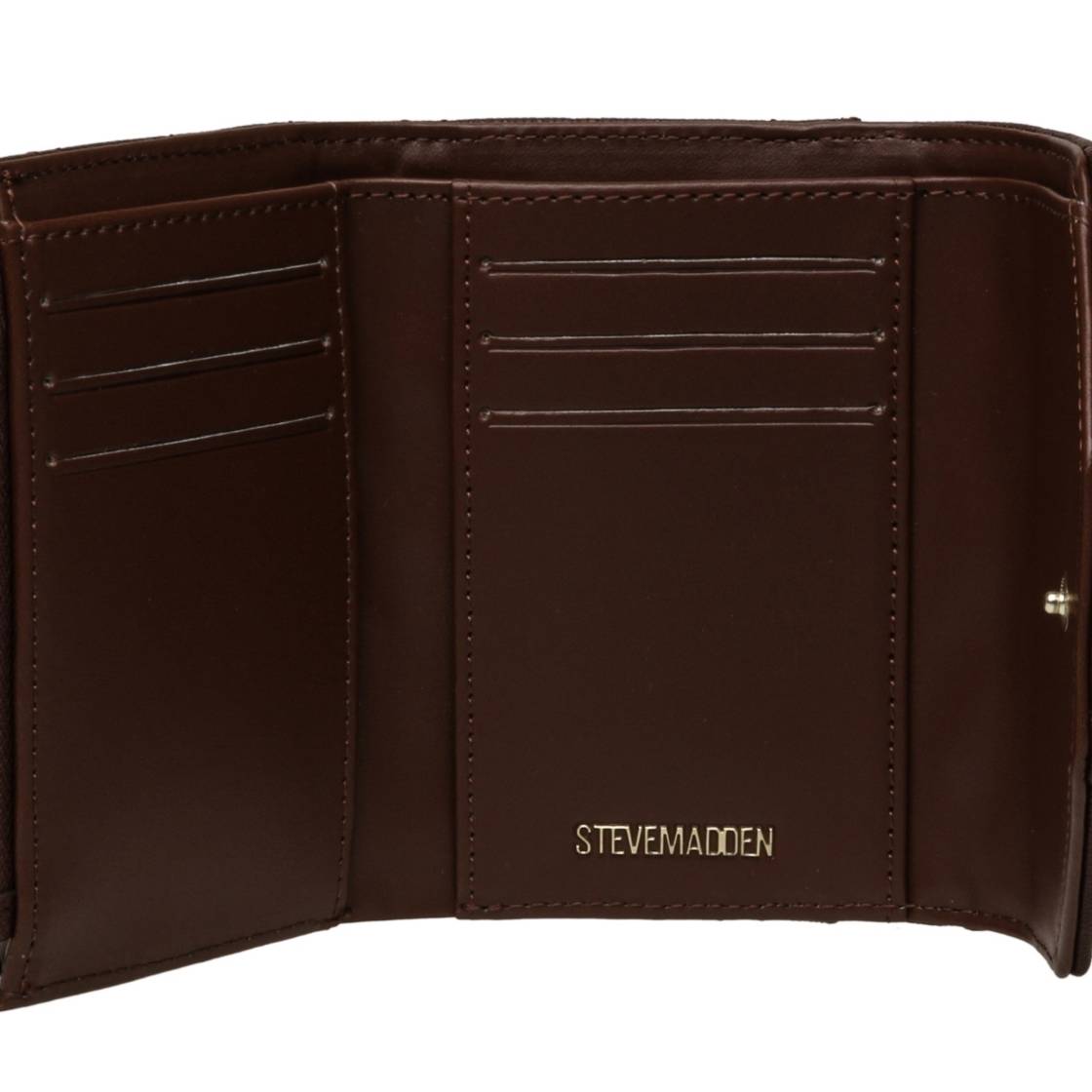 Bjeni Brown Gold Cartera Café con Dorado