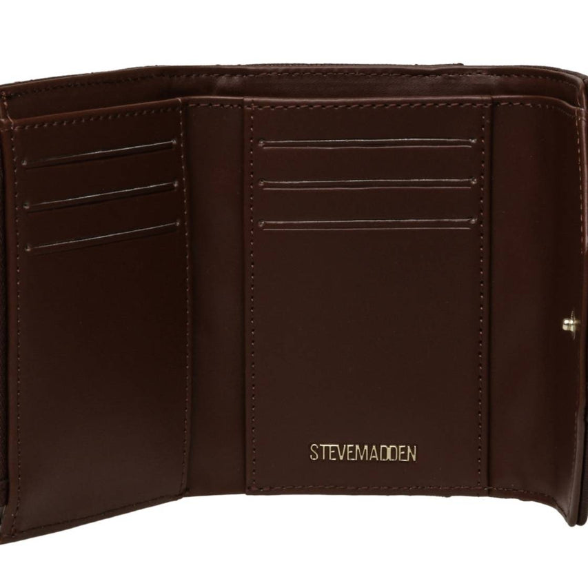 Bjeni Brown Gold Cartera Café con Dorado