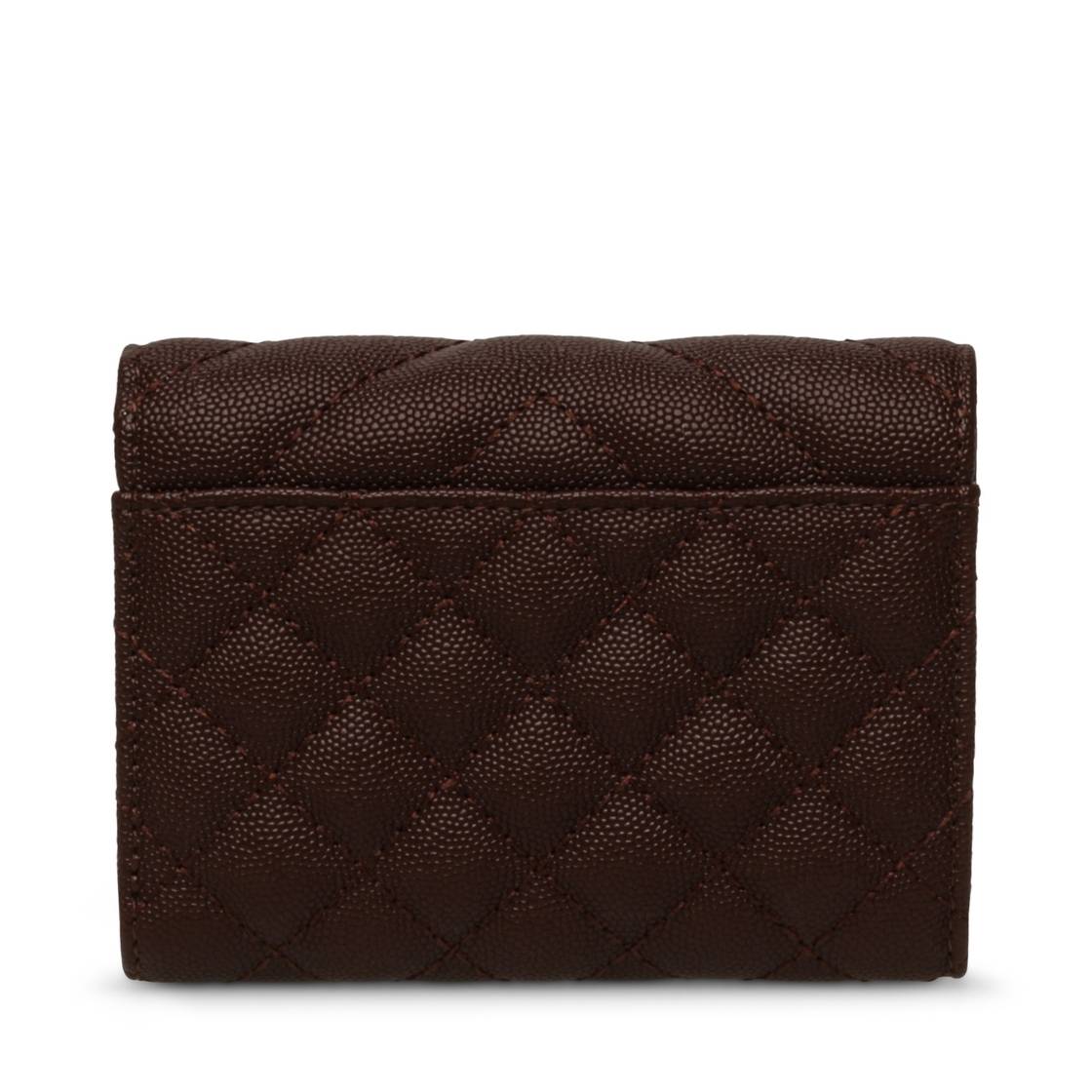 Bjeni Brown Gold Cartera Café para Mujer