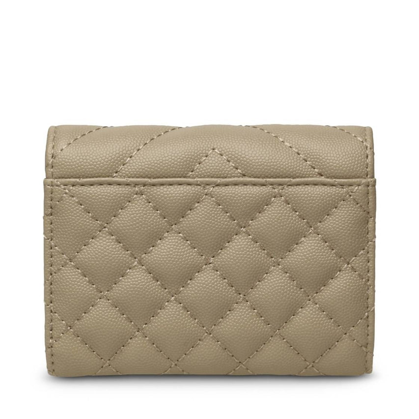 Bjeni Taupe Silver Cartera Beige para Mujer