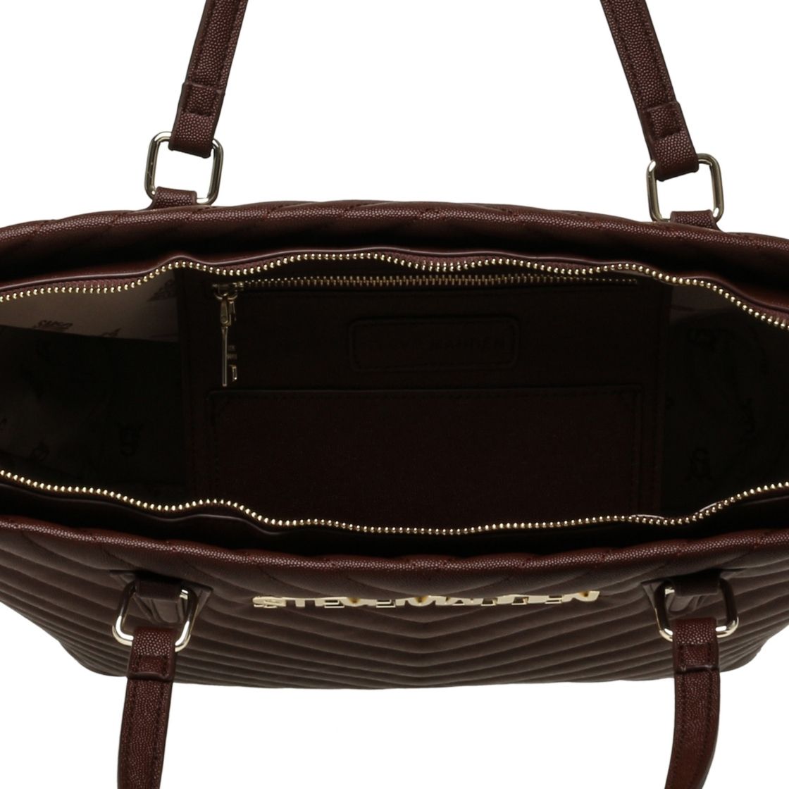 Bjude 2 Brown Gold Bolsa Café para Mujer