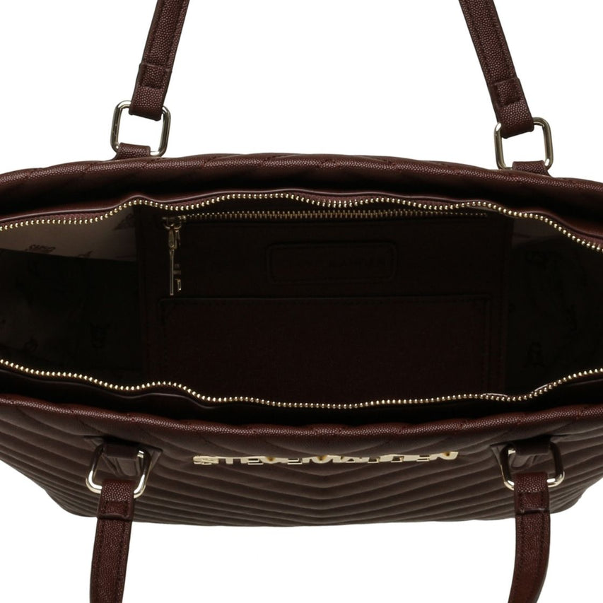 Bjude 2 Brown Gold Bolsa Café para Mujer