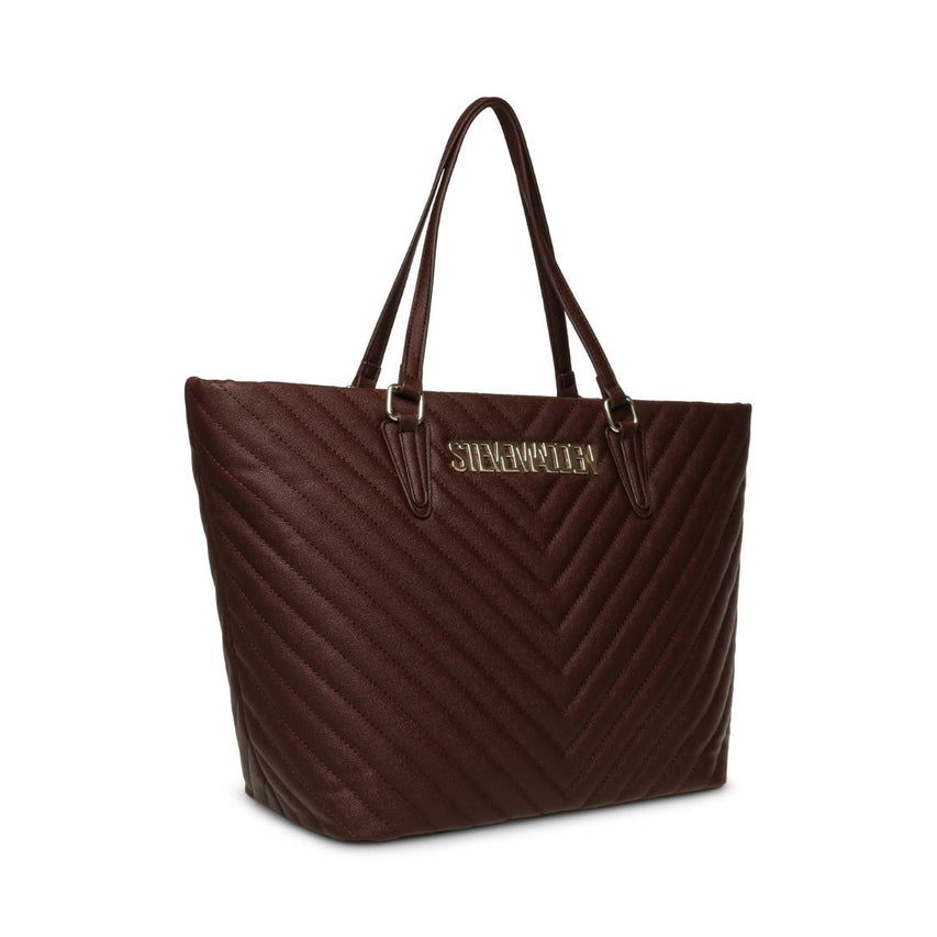 Bjude 2 Brown Gold Bolsa Tote Café