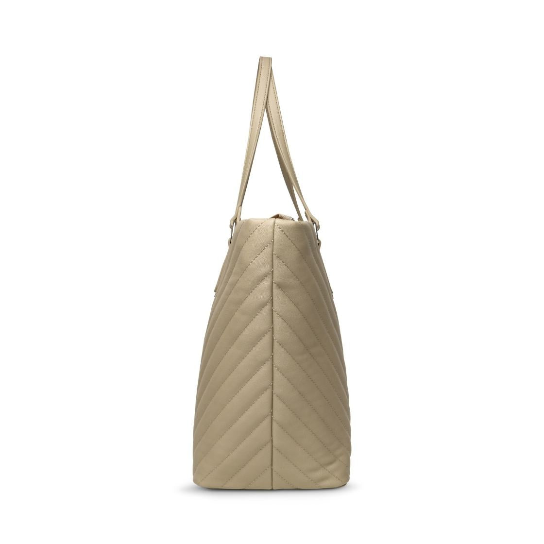 Bjude 2 Taupe Silver Bolsa Tote para Mujer