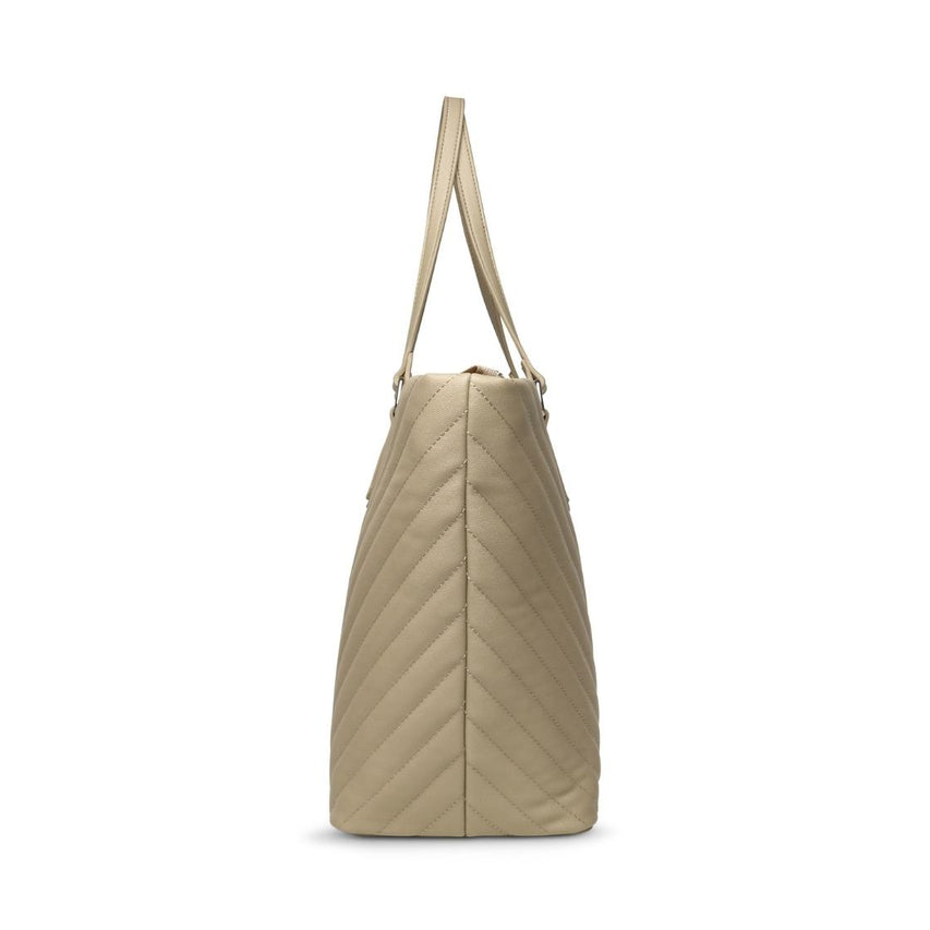 Bjude 2 Taupe Silver Bolsa Tote para Mujer