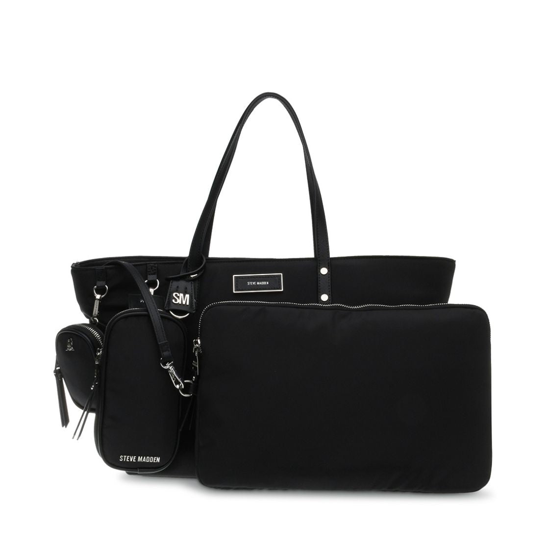 Bjude Black Bolsa Tote para Mujer