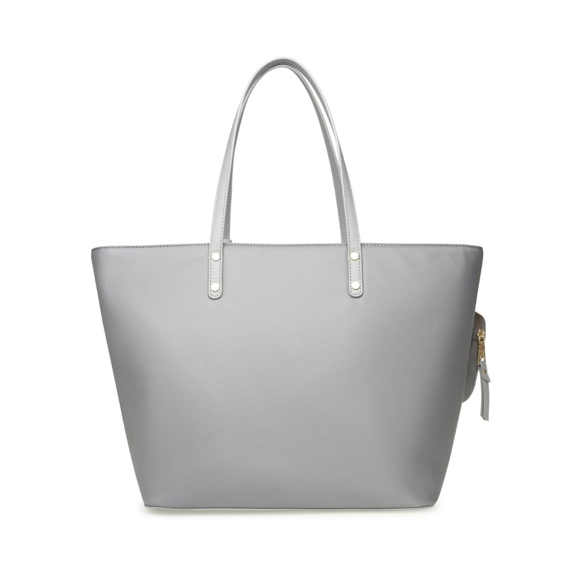 Bjude Grey Bolso Tote Gris Para Mujer con Cierres