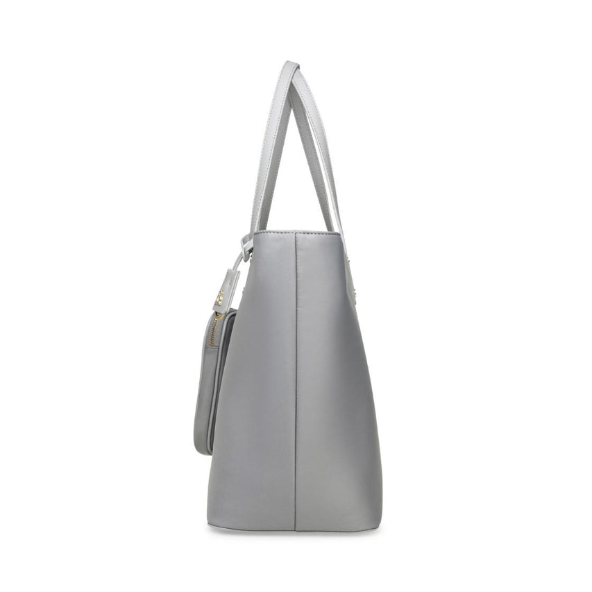 Bjude Grey Bolso Tote Gris Para Mujer